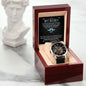 Hero Of My Childhood openwork watch