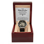 Father In Law - Raising The Man openwork watch