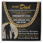 To My Dad - My Forever Hero - Son cuban link chain