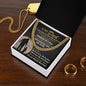 To My Dad - My Forever Hero - Son cuban link chain