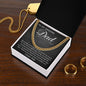 To My Amazing Dad-My Courage cuban link chain