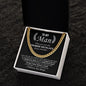 To My Man - Promise Necklace cuban link chain