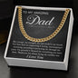 To My Amazing Dad-My Courage cuban link chain