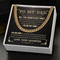 My Dad - God Chose You D cuban link chain