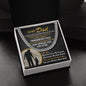 To My Dad - My Forever Hero - Son cuban link chain