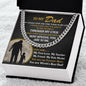 To My Dad - My Forever Hero - Son cuban link chain