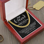 To My Man - Promise Necklace cuban link chain