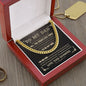 My Dad - God Chose You D cuban link chain