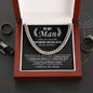 To My Man - Promise Necklace cuban link chain