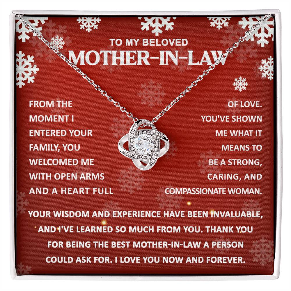 Mother-In-Law-Compassionate Woman Love knot necklace