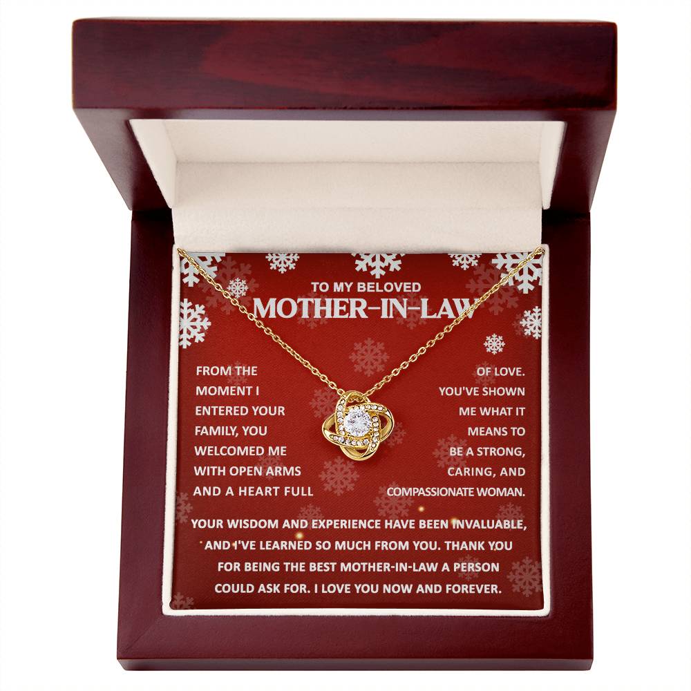 Mother-In-Law-Compassionate Woman Love knot necklace
