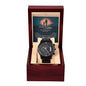 To My Father - Always Loved chronograph watch black