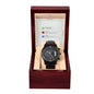 chronograph watch black