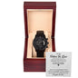 Father In Law - Raising The Man chronograph watch black