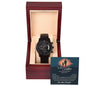 To My Father - Always Loved chronograph watch black