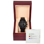 chronograph watch black