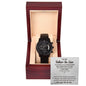 Father In Law - Thank You For Raising chronograph watch black