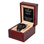 To My Man - Promise Necklace chronograph watch black