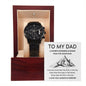 Father_s Goodness chronograph watch black