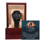 To My Father - Always Loved chronograph watch black