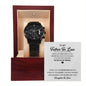 Father In Law - Raising The Man chronograph watch black
