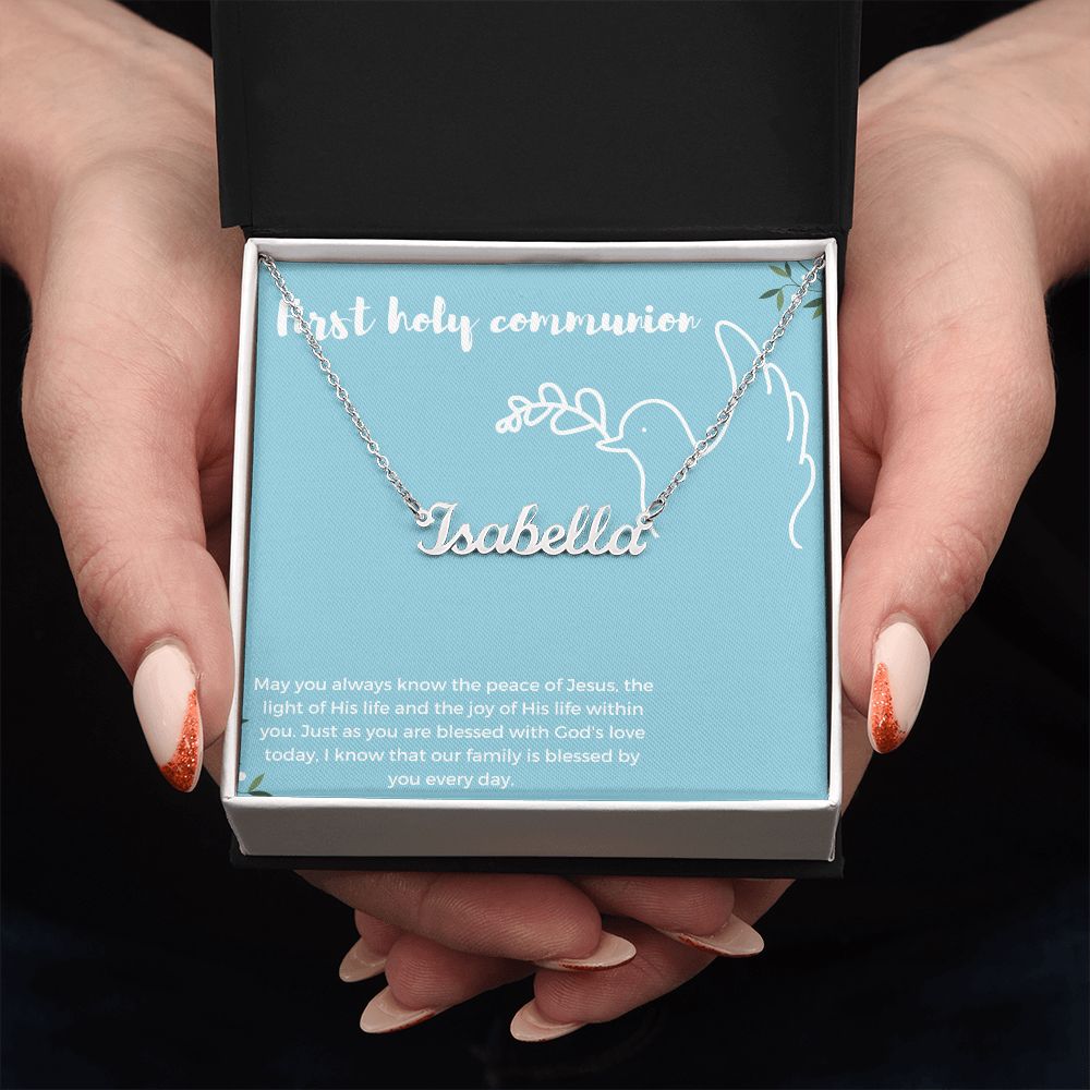skybluedove newest custom name necklace