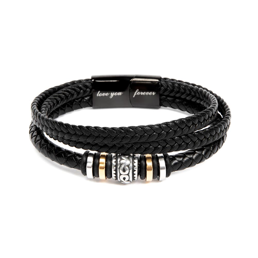 Dad Noun Love You Forever Bracelet