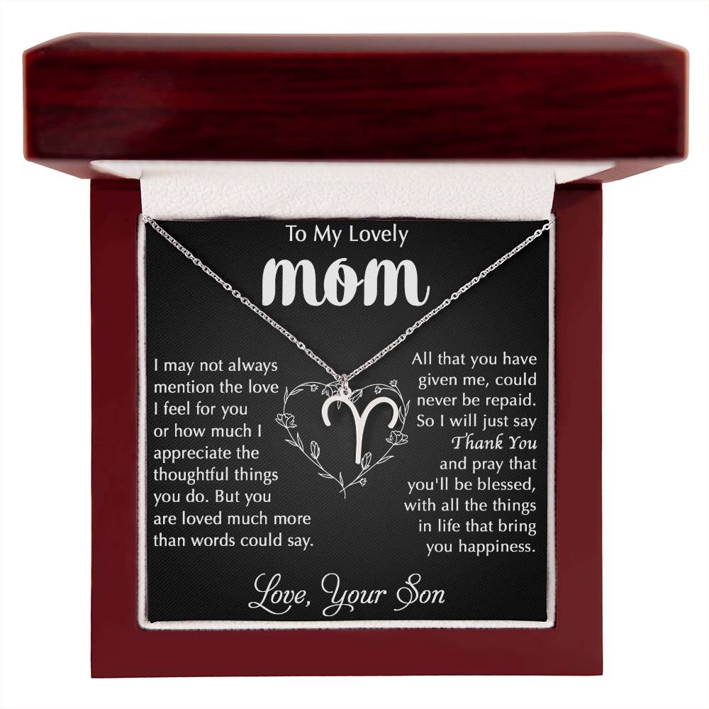 My Lovely Mom - I Appreciate The Thoughtful Things You Do