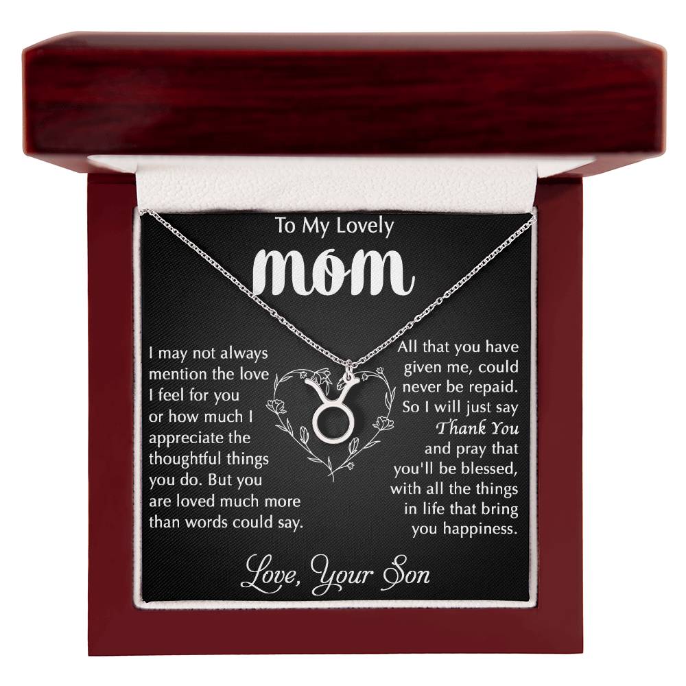 My Lovely Mom - I Appreciate The Thoughtful Things You Do