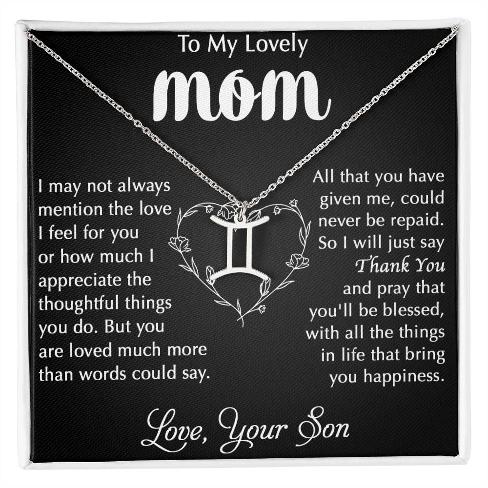 My Lovely Mom - I Appreciate The Thoughtful Things You Do