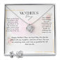 Pink Aesthetic Mother's Day (Card (Landscape)) (1000 × 1000 px) Love Knot and Earring set|Mom