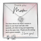 Thank You Mom Love Knot and Earring set|Mom