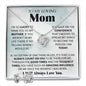 Loving Mom - Lucky To Have You Love Knot and Earring set|Mom