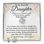 Beautiful Daughter - Braver Than You Believe Love Knot and Earring set|Mom