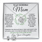 To My Incredible Mom - Learned From You Love Knot and Earring set|Mom