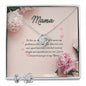 Pink Modern Mother's Day (Card (Landscape)) (1000 × 1000 px) Love Knot and Earring set|Mom