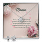 Pink Modern Mother's Day (Card (Landscape)) (1000 × 1000 px) Love Knot and Earring set|Mom