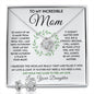 To My Incredible Mom - Learned From You Love Knot and Earring set|Mom