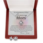 Loving Memory Mom Love Knot and Earring set|Mom