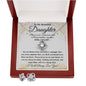 Beautiful Daughter - Braver Than You Believe Love Knot and Earring set|Mom