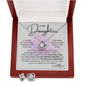 To My Daughter - Closed My Eyes Love Knot and Earring set|Mom