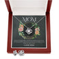 Mom - Not Enough Words Love Knot and Earring set|Mom