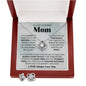 Loving Mom - Lucky To Have You Love Knot and Earring set|Mom