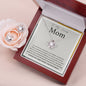 Love knot necklace with earrings| to my loving mom