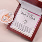 To My Best Bonus Mom Love Knot and Earring set|Mom