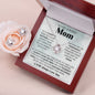 Loving Mom - Lucky To Have You Love Knot and Earring set|Mom