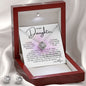 To My Daughter - Closed My Eyes Love Knot and Earring set|Mom