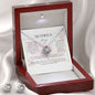 mother's day foot print Love Knot and Earring set|Mom