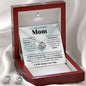 Loving Mom - Lucky To Have You Love Knot and Earring set|Mom