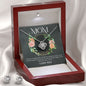 Mom - Not Enough Words Love Knot and Earring set|Mom